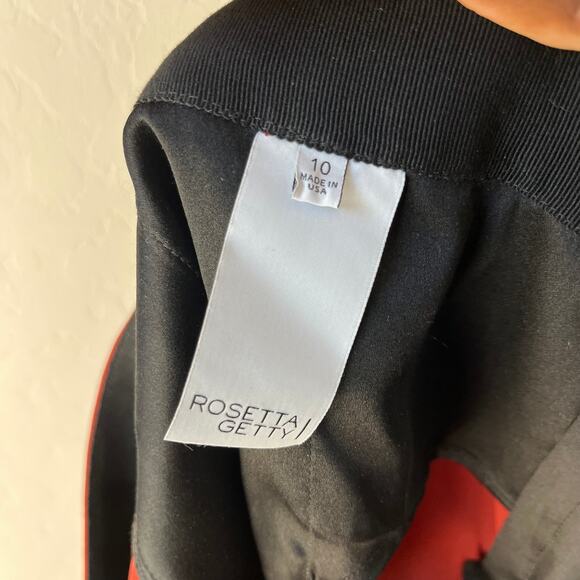 Rosetta Getty Trouser Red Cropped Tapered High Rise‎ Dress Pants Size 10 - Picture 11 of 13